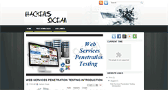 Desktop Screenshot of hackersocean.com